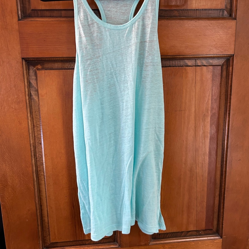 Women's Old Navy Aqua Relaxed Racer Tank